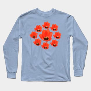 Red tulip Long Sleeve T-Shirt